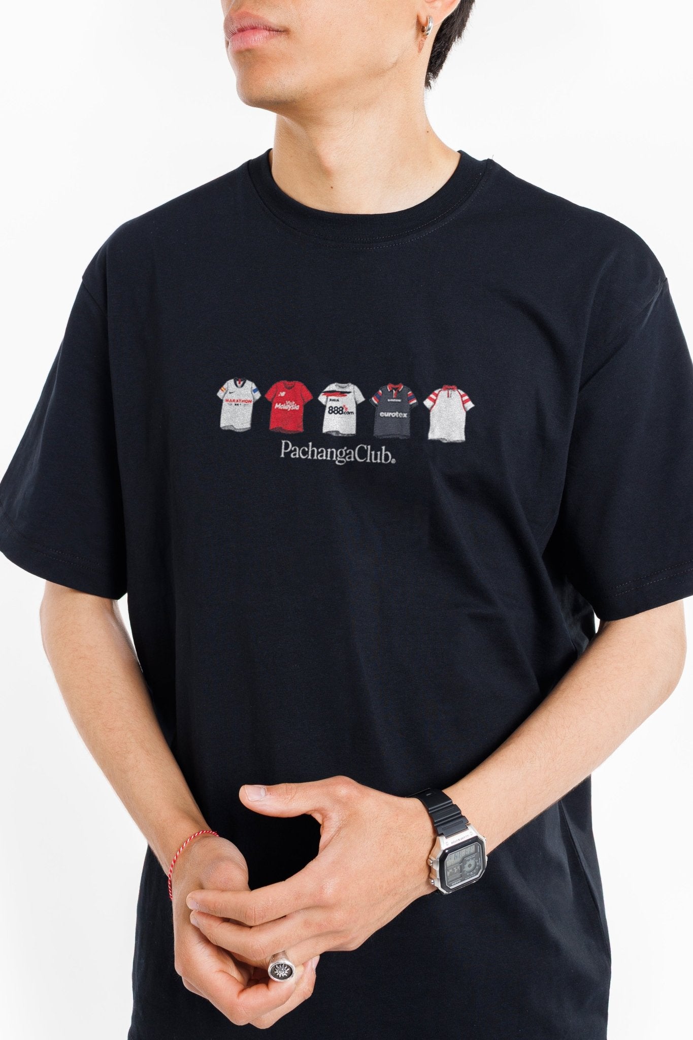Camiseta Equipaciones Históricas Sevillistas - Negro - Pachanga Club