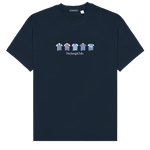 Camiseta Equipaciones Históricas Txuriurdines - Azul Marino - Pachanga Club