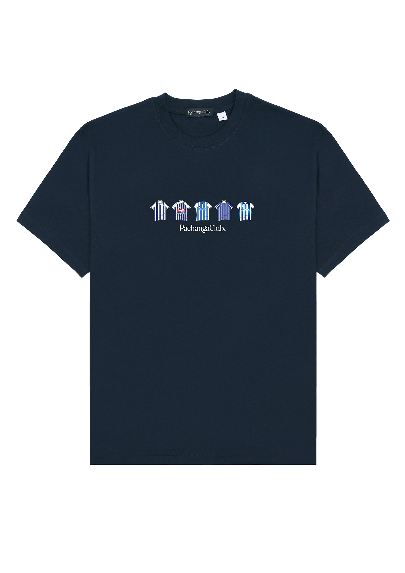 Camiseta Equipaciones Históricas Txuriurdines - Azul Marino - Pachanga Club