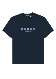 Camiseta Equipaciones Históricas Txuriurdines - Azul Marino - Pachanga Club