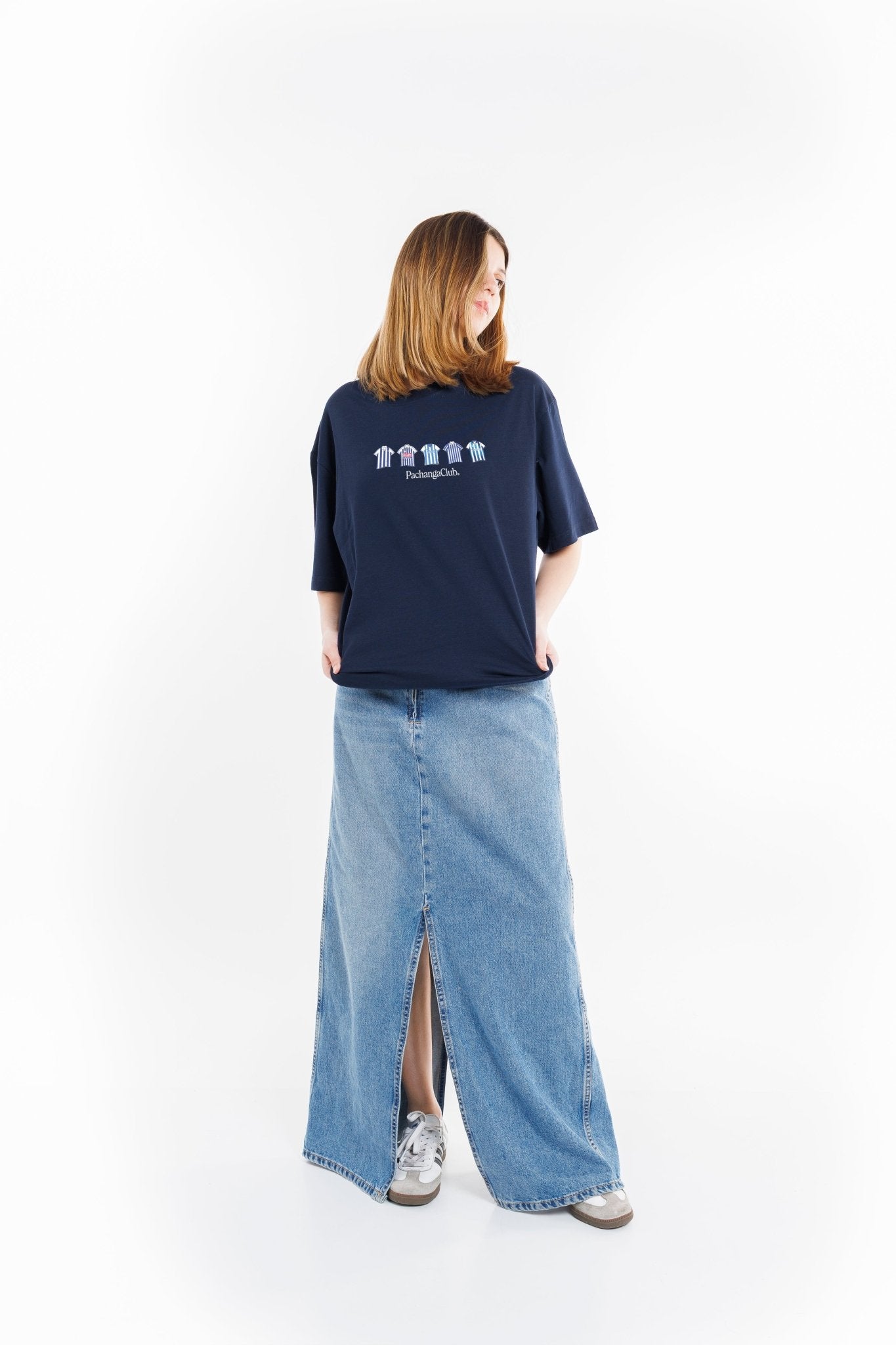 Camiseta Equipaciones Históricas Txuriurdines - Azul Marino - Pachanga Club