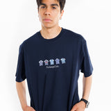 Camiseta Equipaciones Históricas Txuriurdines - Azul Marino - Pachanga Club