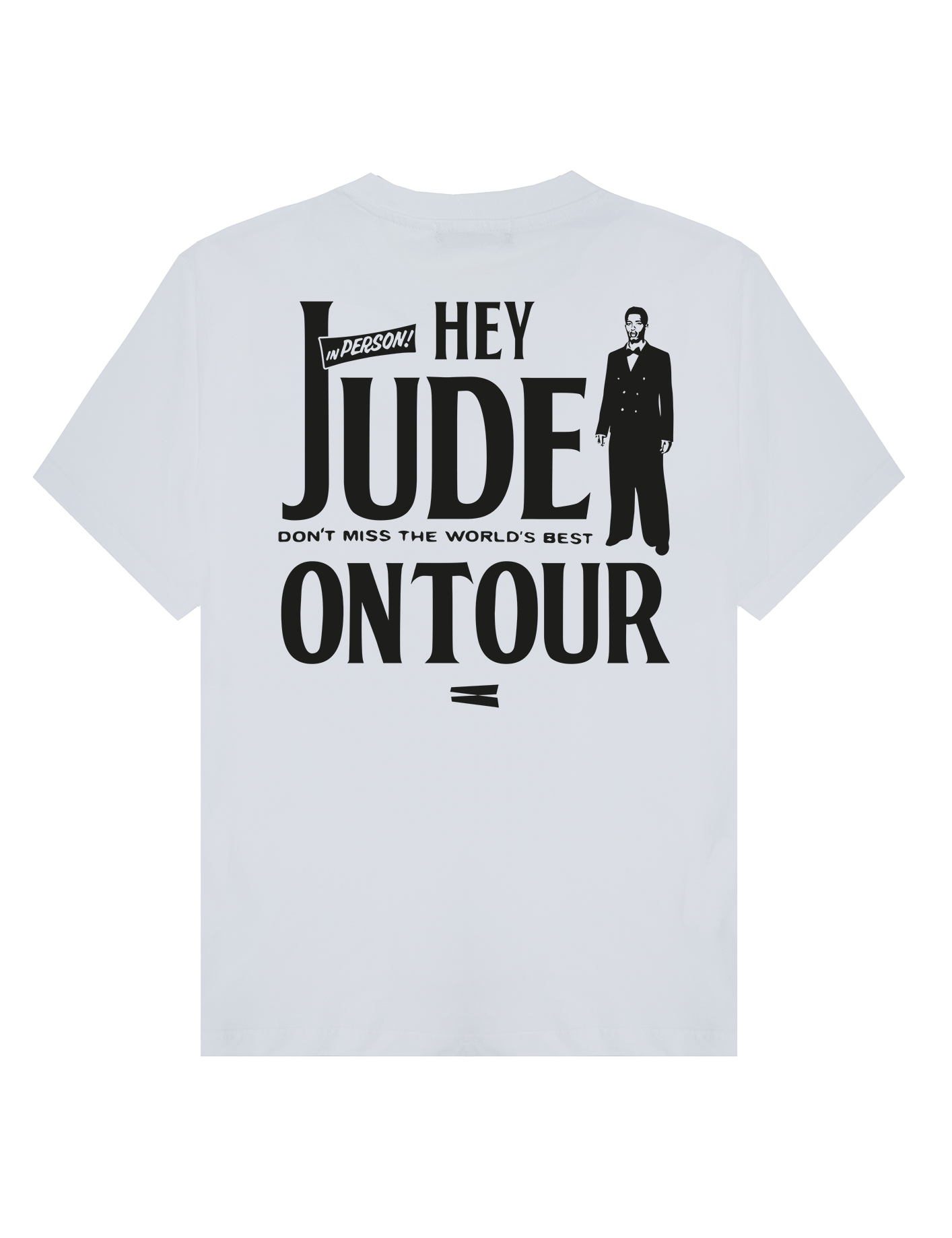 Camiseta "HEY JUDE, ON TOUR" - Blanca - Pachanga Club