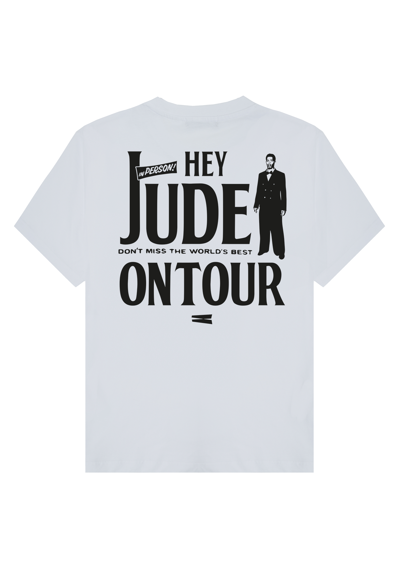 Camiseta "HEY JUDE, ON TOUR" - Blanca - Pachanga Club