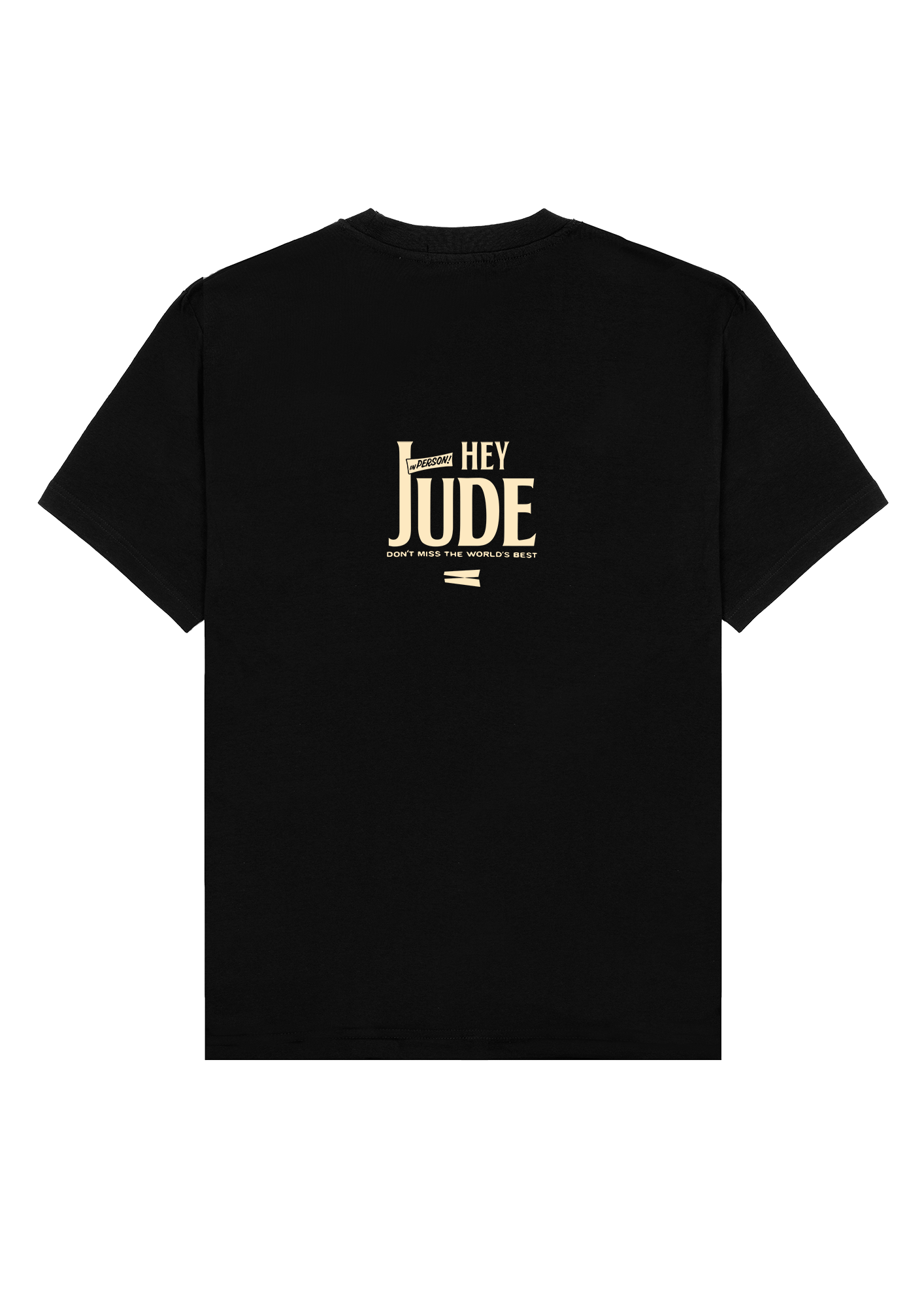Camiseta "HEY JUDE, ON TOUR" - Negra - Pachanga Club