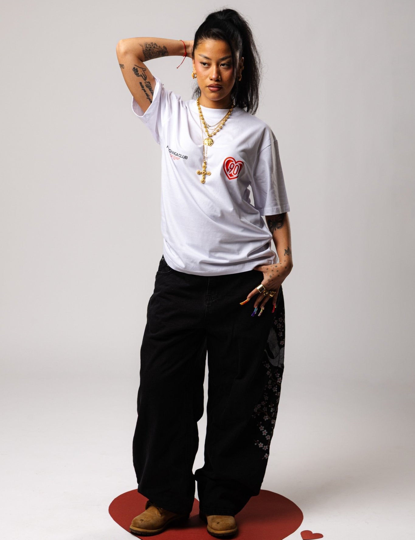 Camiseta "I love 90 minutes" - Blanco - Pachanga Club