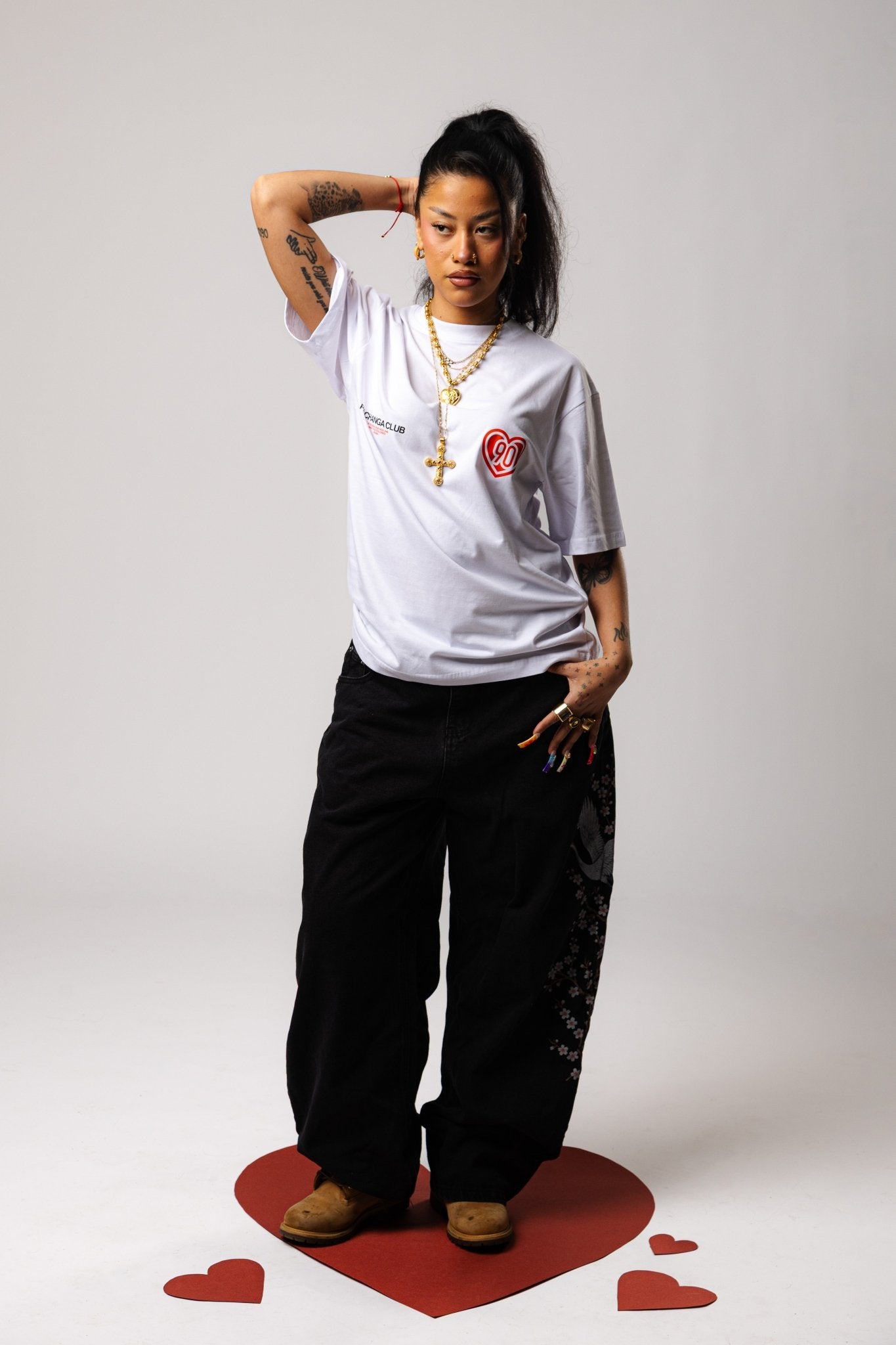 Camiseta "I love 90 minutes" - Blanco - Pachanga Club