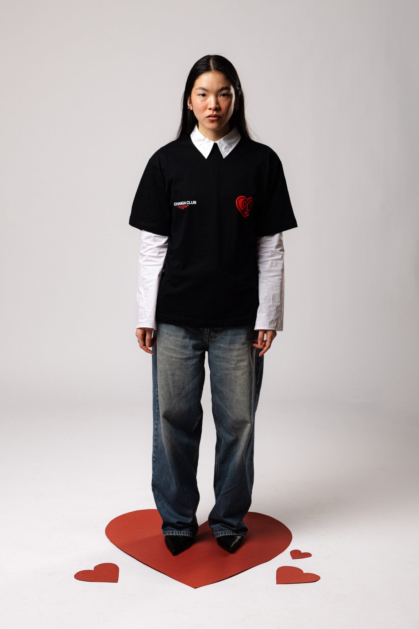 Camiseta "I love 90 minutes" - Negro - Pachanga Club