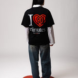 Camiseta "I love 90 minutes" - Negro - Pachanga Club