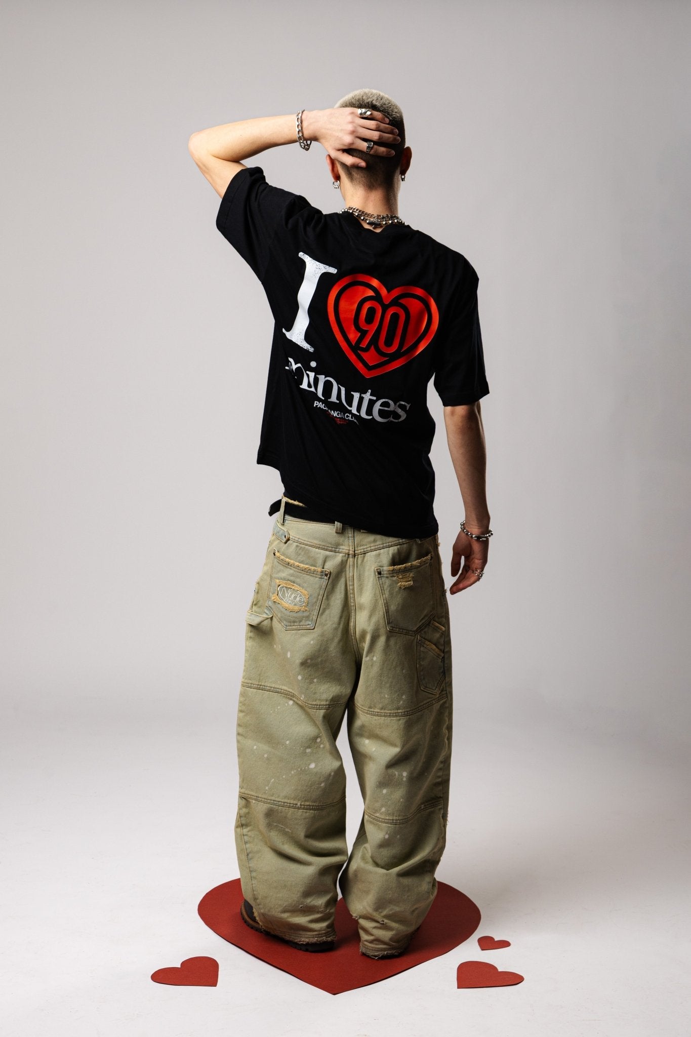 Camiseta "I love 90 minutes" - Negro - Pachanga Club