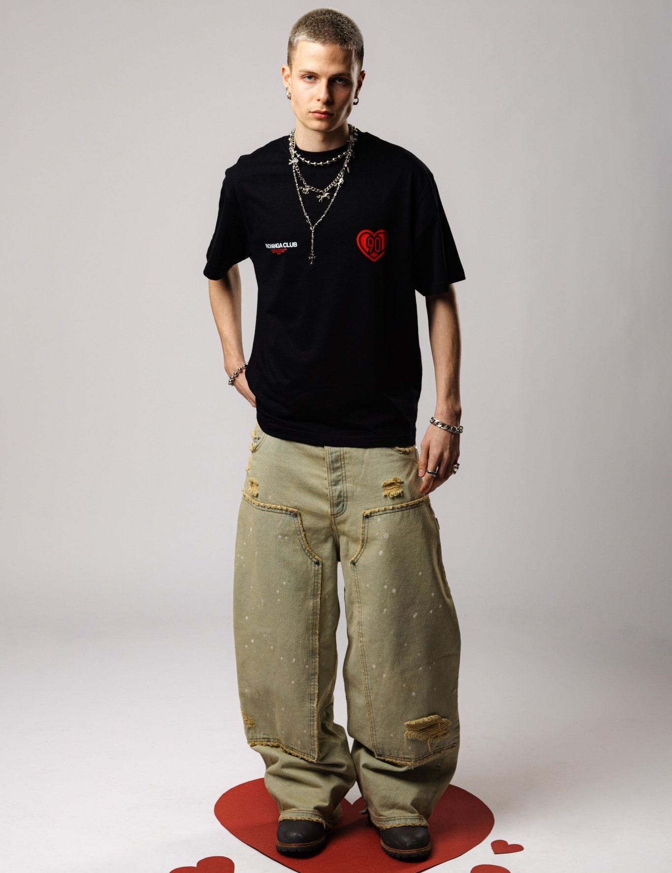 Camiseta "I love 90 minutes" - Negro - Pachanga Club