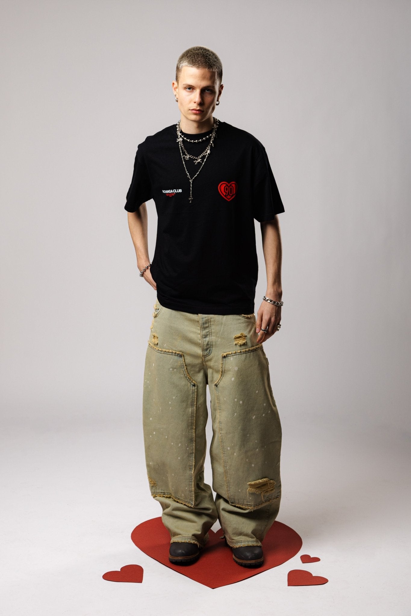 Camiseta "I love 90 minutes" - Negro - Pachanga Club