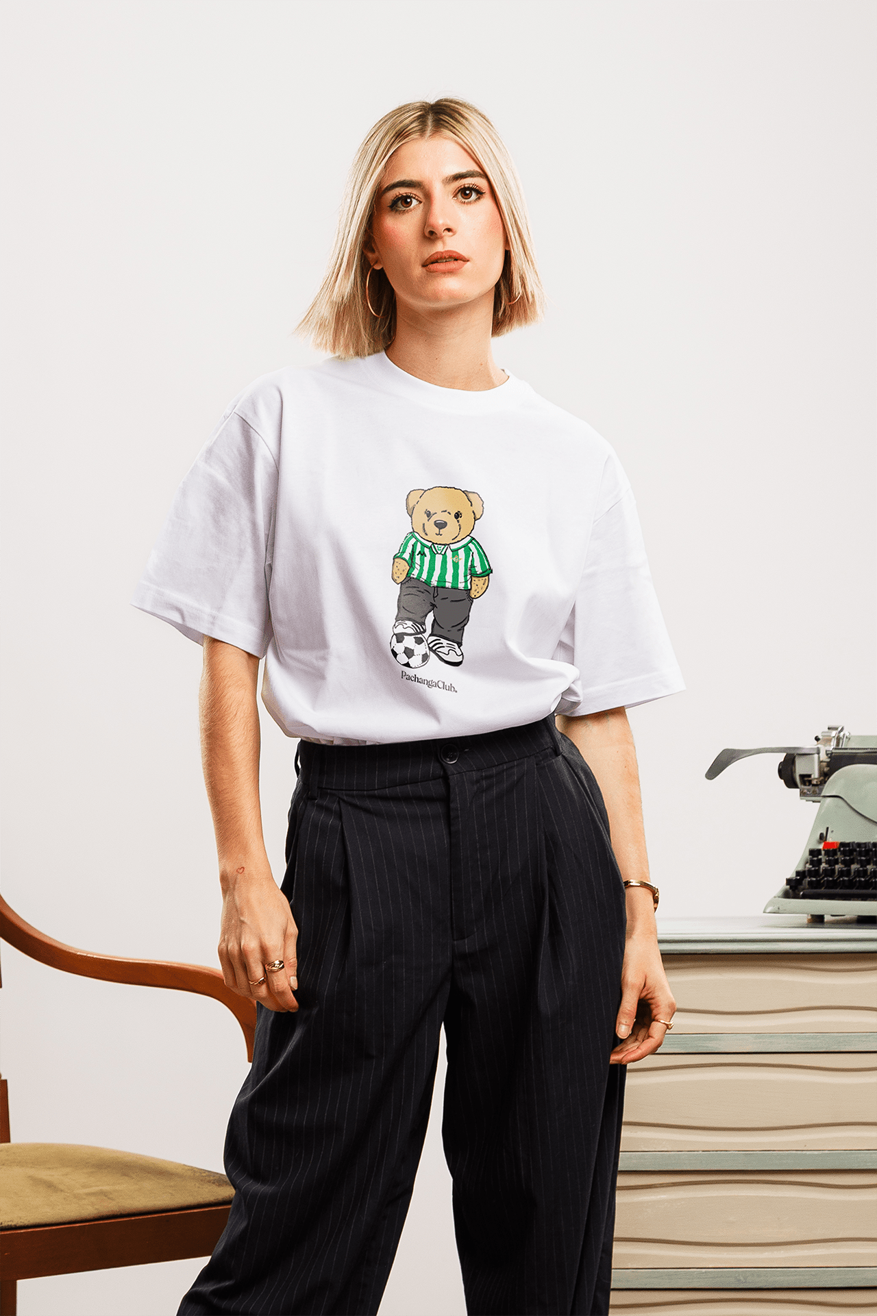 Camiseta "Pacho Bético" - Blanco - Pachanga Club