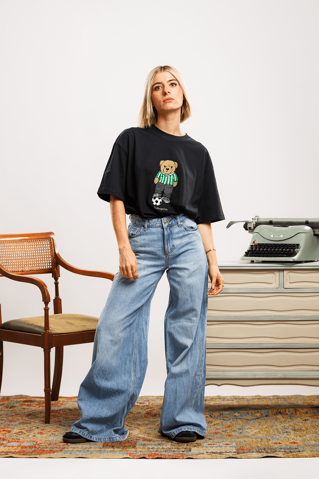 Camiseta "Pacho Bético" - Negro - Pachanga Club