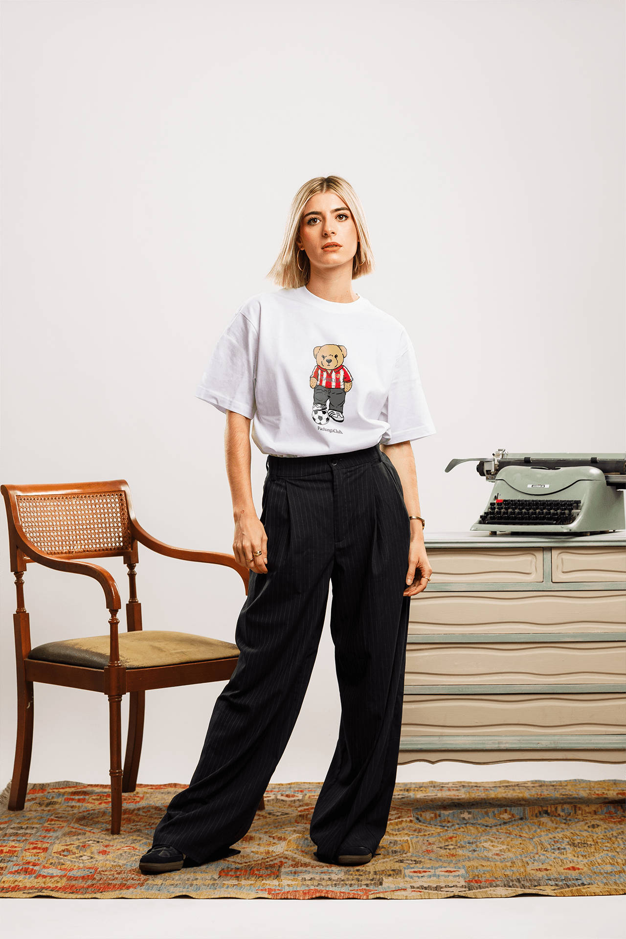 Camiseta "Pacho Colchonero" - Blanco - Pachanga Club