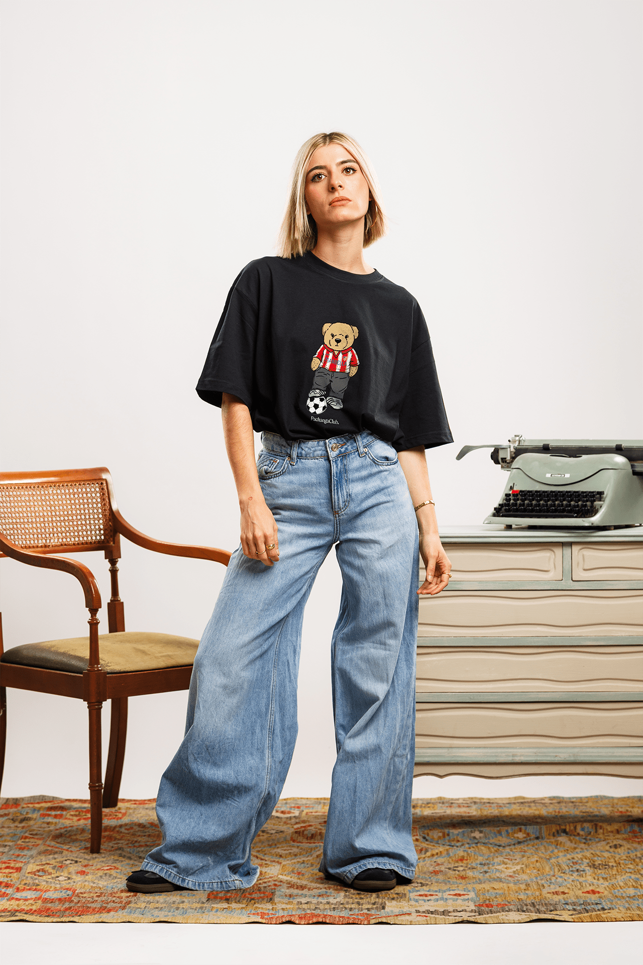 Camiseta "Pacho Colchonero" - Negro - Pachanga Club