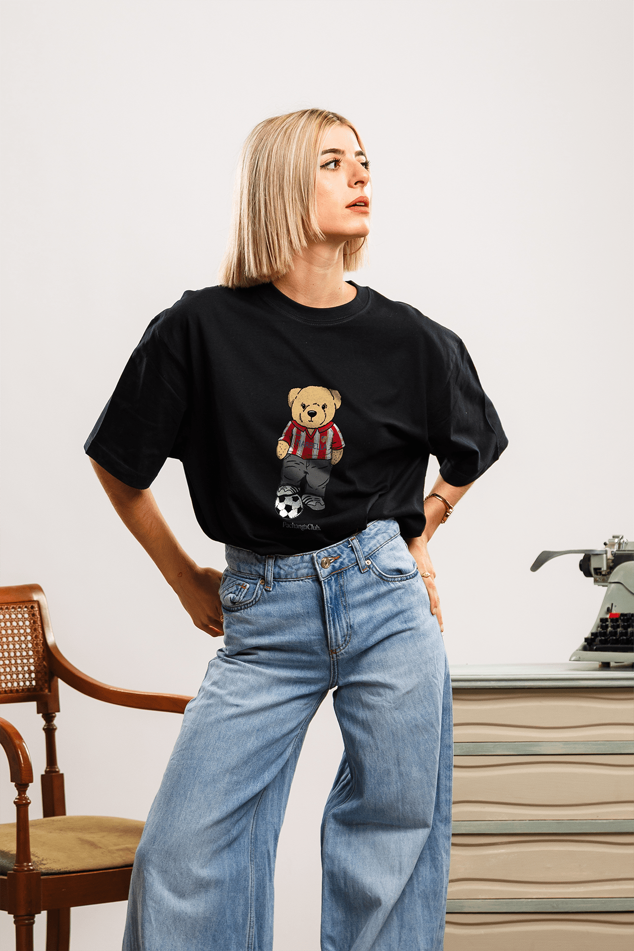 Camiseta "Pacho Colchonero" - Negro - Pachanga Club