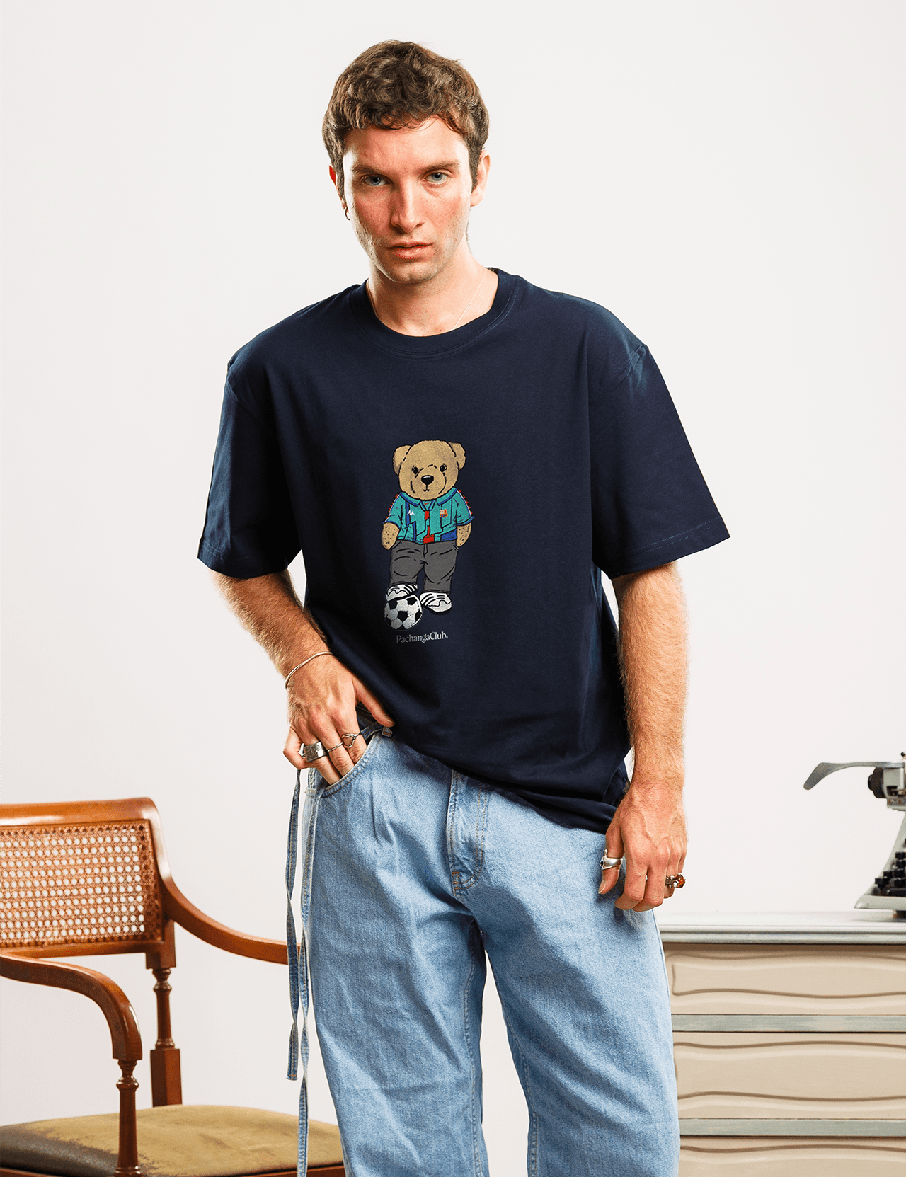 Camiseta "Pacho Culér" - Azul Marino - Pachanga Club