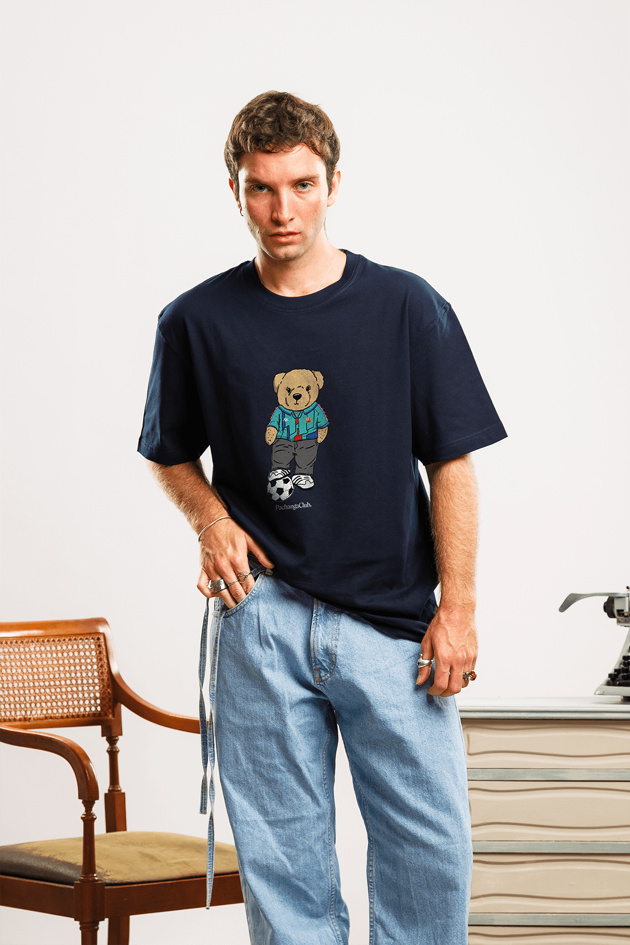 Camiseta "Pacho Culér" - Azul Marino - Pachanga Club