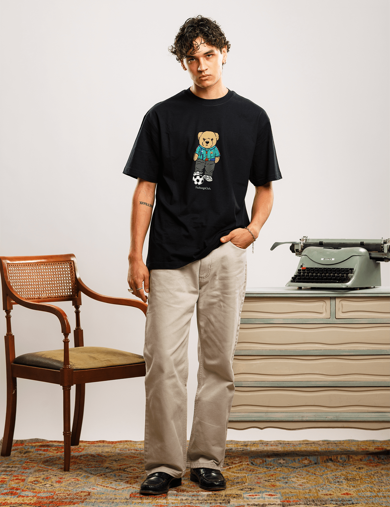 Camiseta "Pacho Culér" - Negro - Pachanga Club