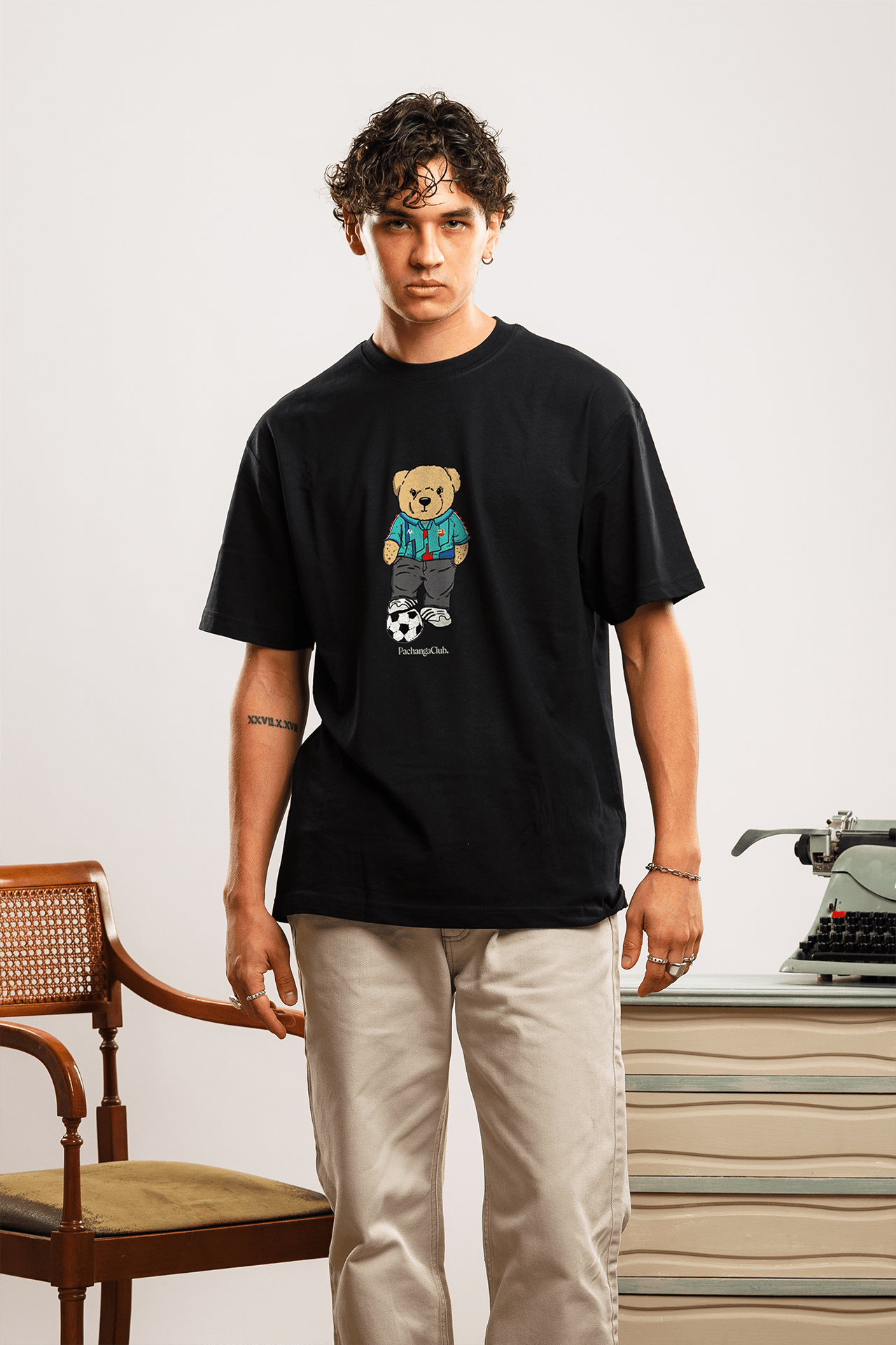 Camiseta "Pacho Culér" - Negro - Pachanga Club