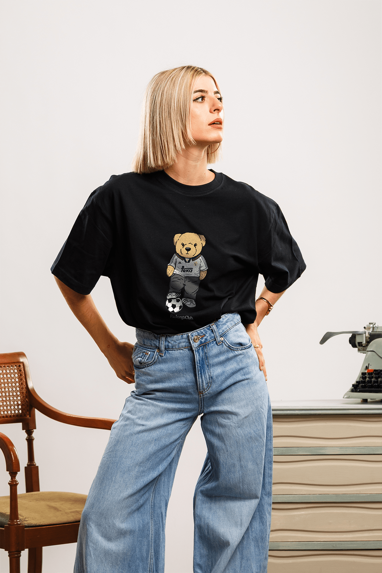 Camiseta "Pacho Vikingo" - Negro - Pachanga Club