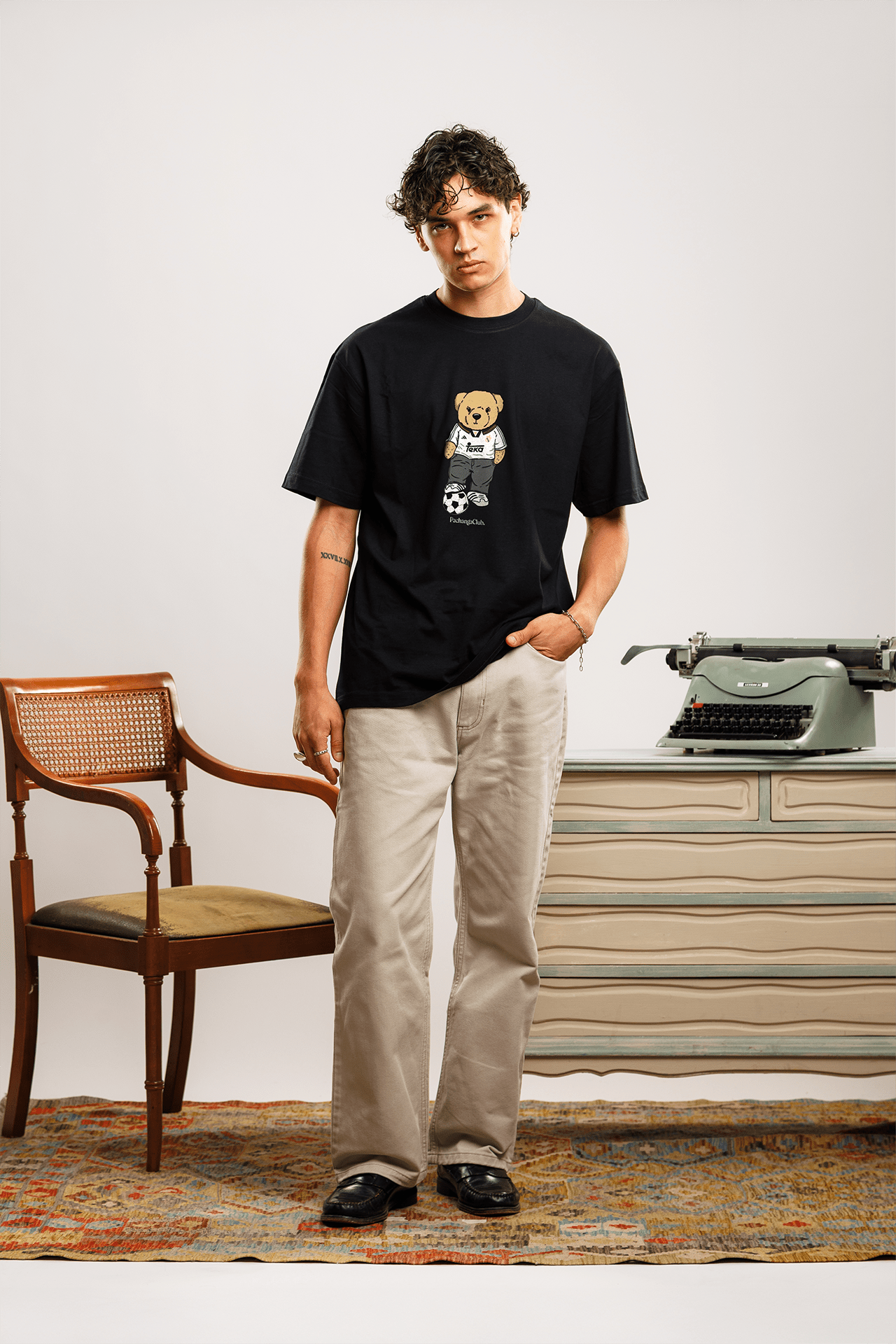 Camiseta "Pacho Vikingo" - Negro - Pachanga Club