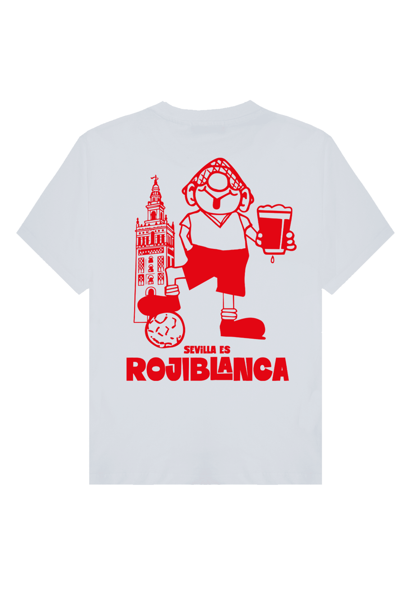 Camiseta "Sevilla es Rojiblanca" - Pachanga Club