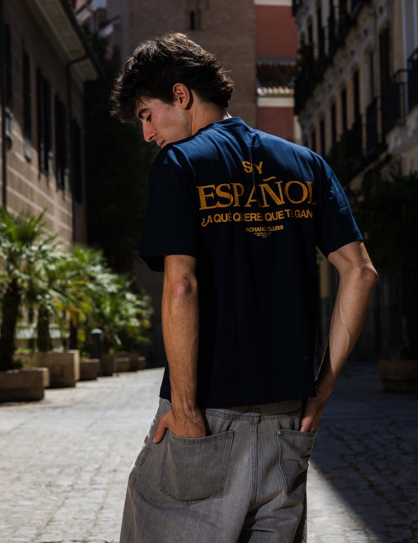 Camiseta "Soy español ¿A qué quieres que te gane?" - Pachanga Club