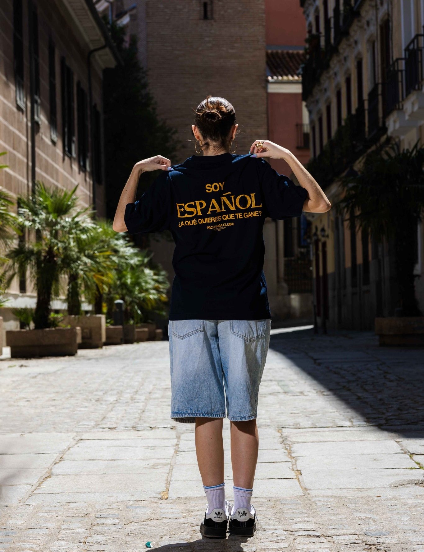 Camiseta "Soy español ¿A qué quieres que te gane?" - Pachanga Club