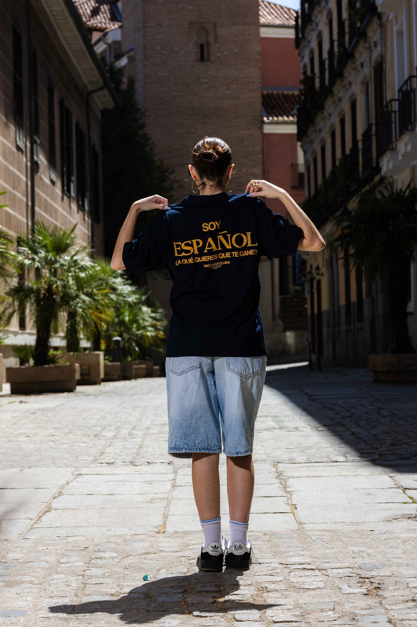 Camiseta "Soy español ¿A qué quieres que te gane?" - Pachanga Club