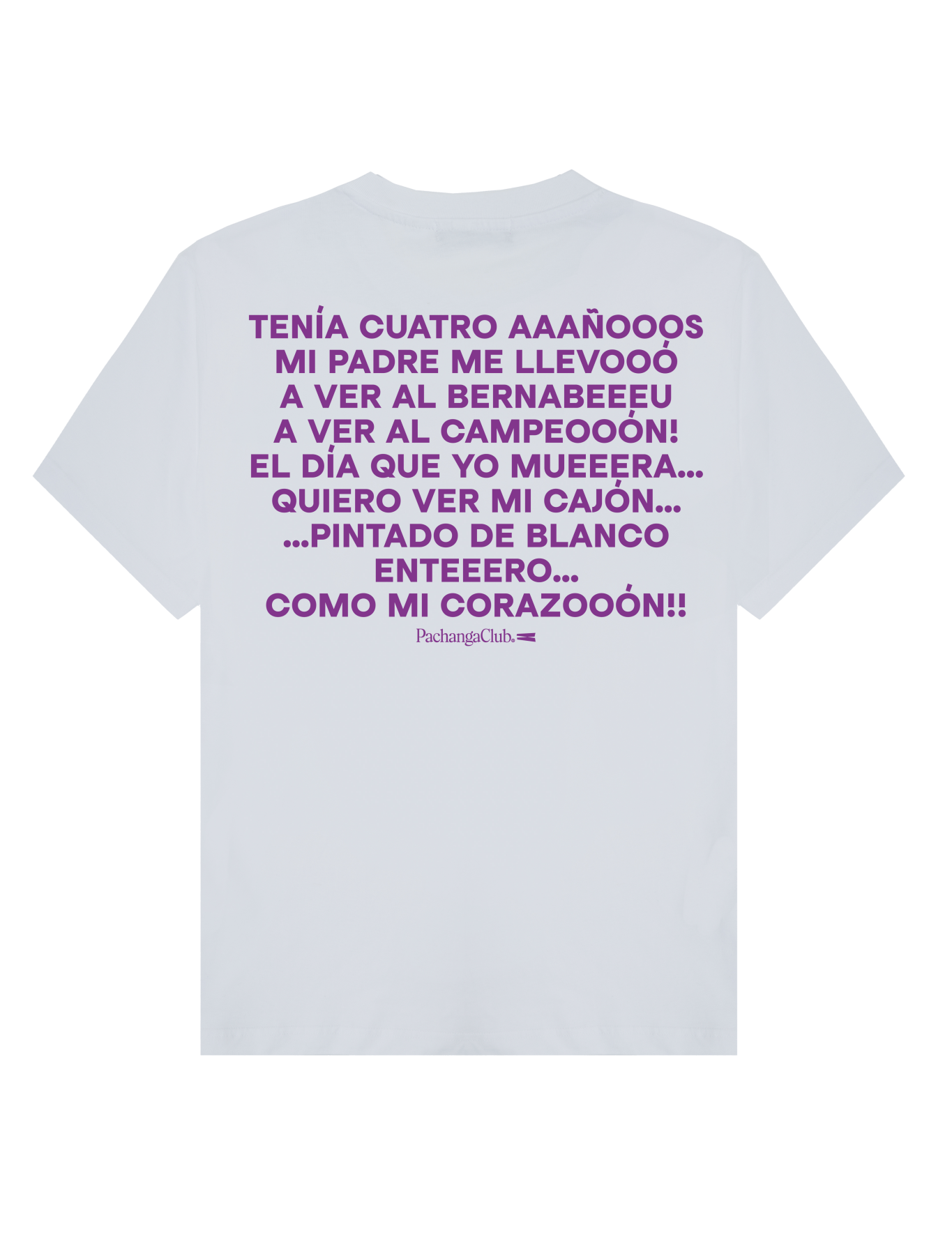 Camiseta "TENÍA 4 AÑOS" - Pachanga Club