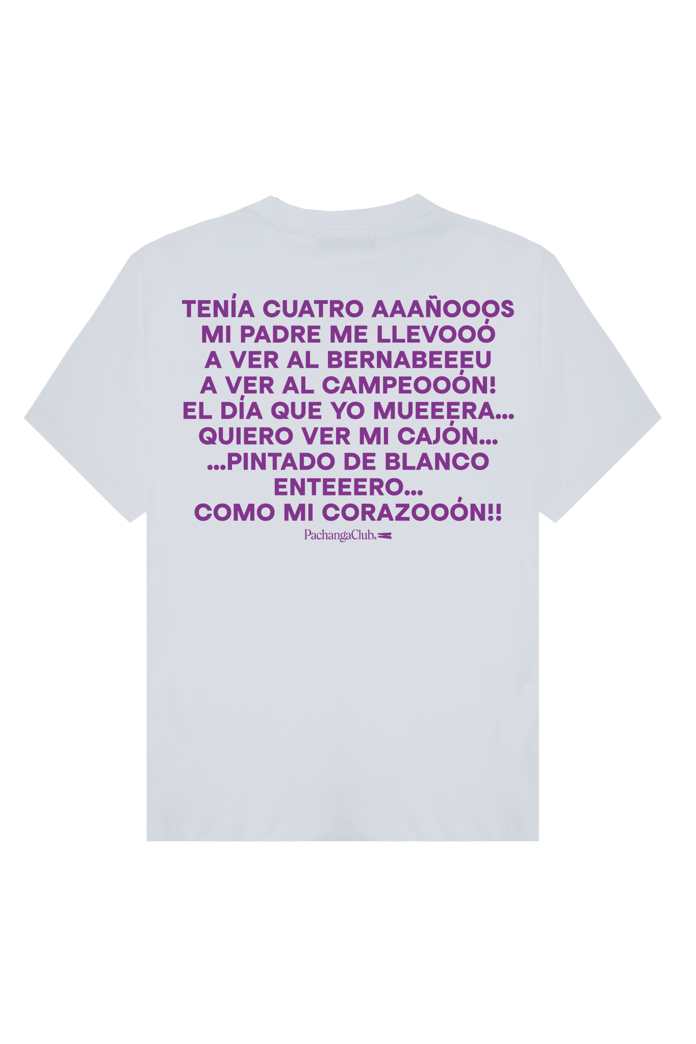 Camiseta "TENÍA 4 AÑOS" - Pachanga Club