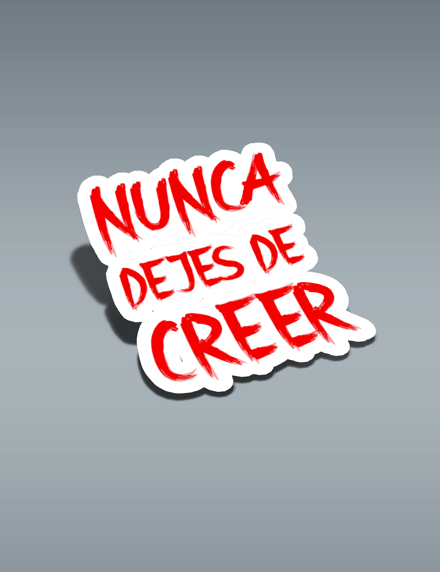 Pegatina Atléticos "Nunca Dejes de Creer" - Pachanga Club