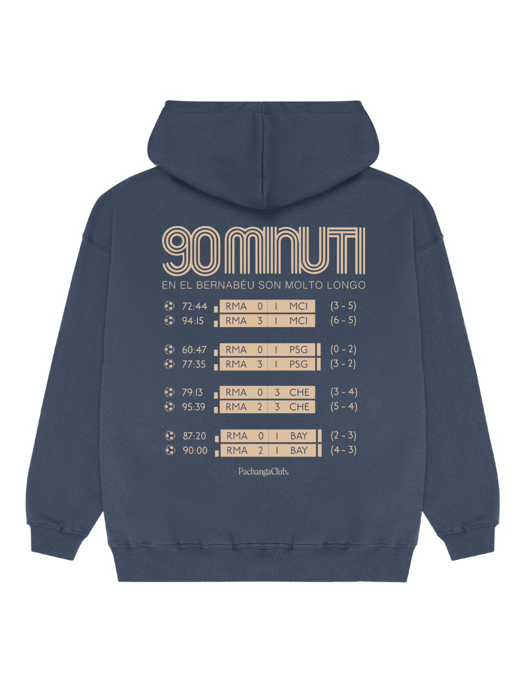 Sudadera "90 Minuti" - Pachanga Club