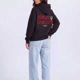 Sudadera "Coraje y corazón" - Pachanga Club