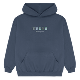 Sudadera Equipaciones Históricas Béticos - Azul Marino - Pachanga Club