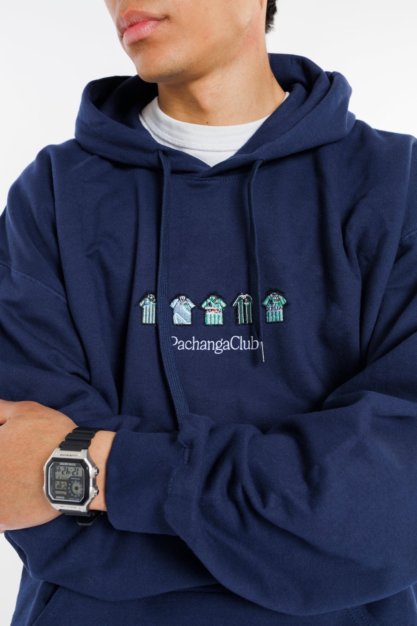 Sudadera Equipaciones Históricas Béticos - Azul Marino - Pachanga Club
