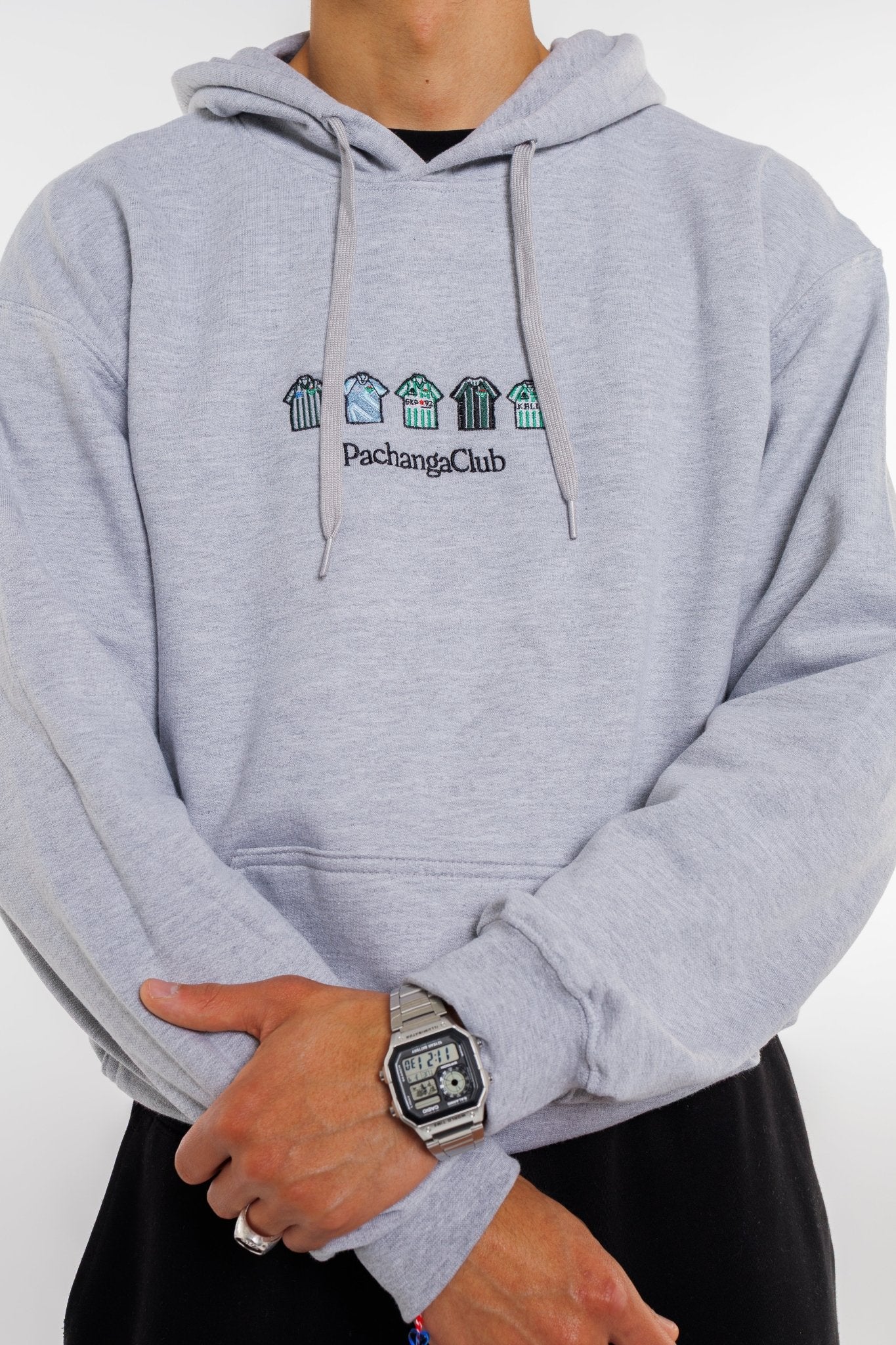 Sudadera Equipaciones Históricas Béticos - Gris - Pachanga Club