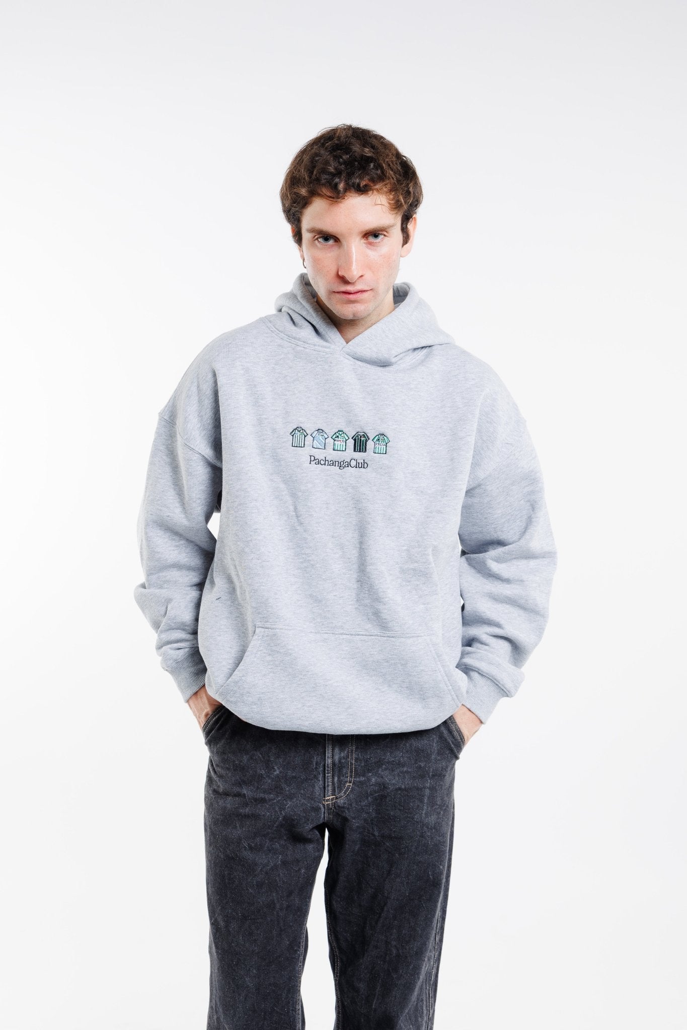 Sudadera Equipaciones Históricas Béticos - Gris - Pachanga Club