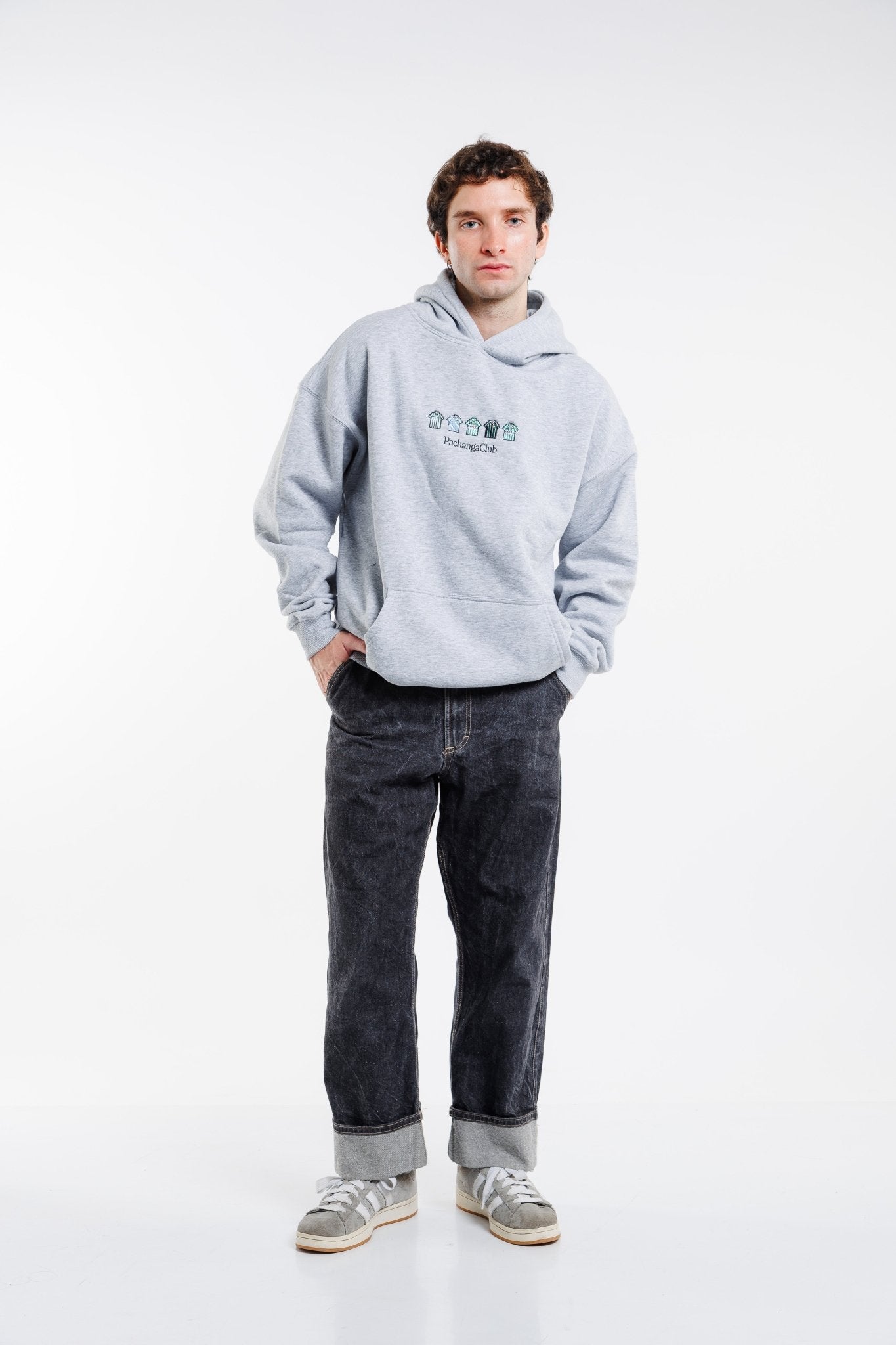 Sudadera Equipaciones Históricas Béticos - Gris - Pachanga Club
