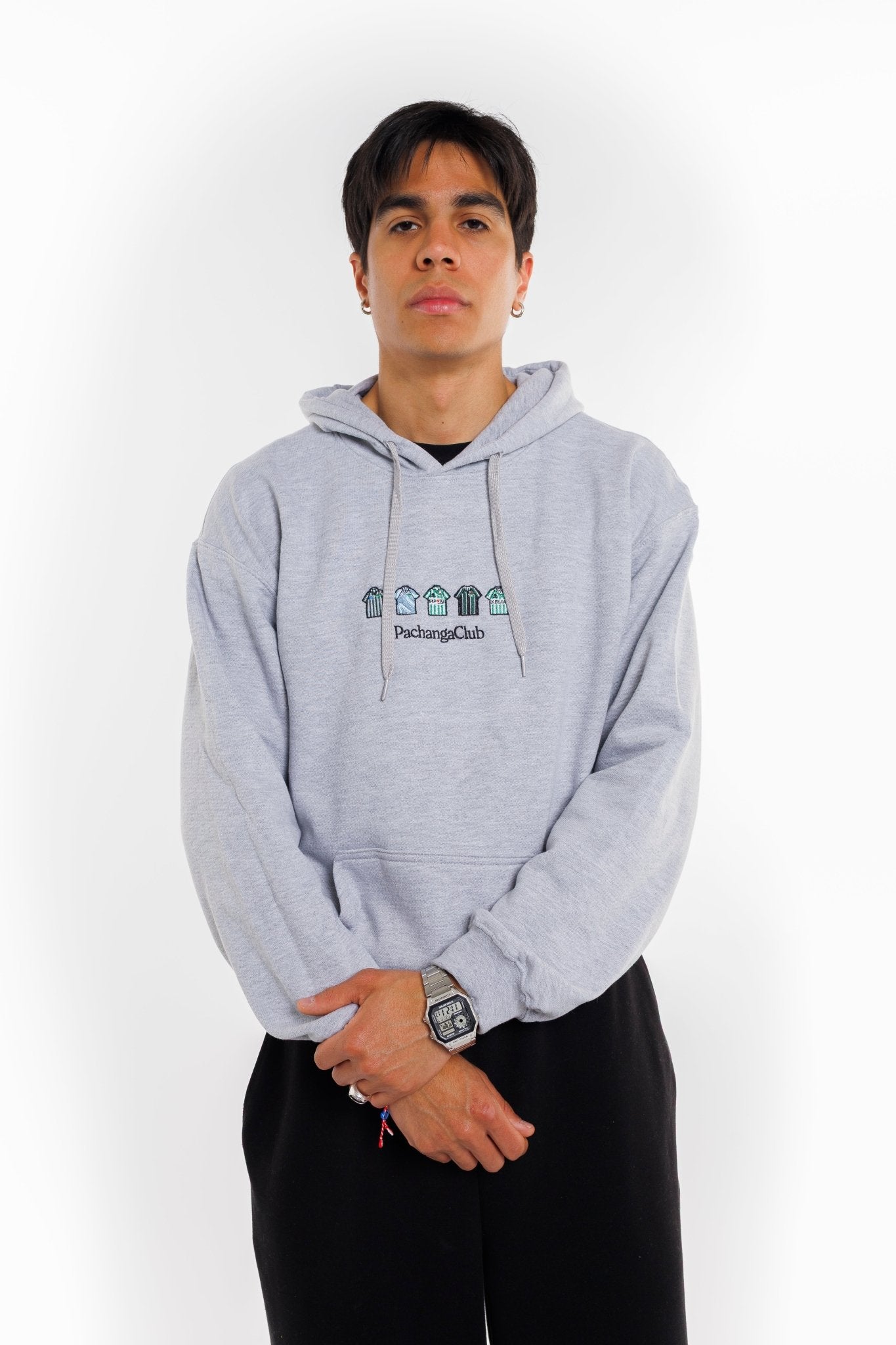 Sudadera Equipaciones Históricas Béticos - Gris - Pachanga Club