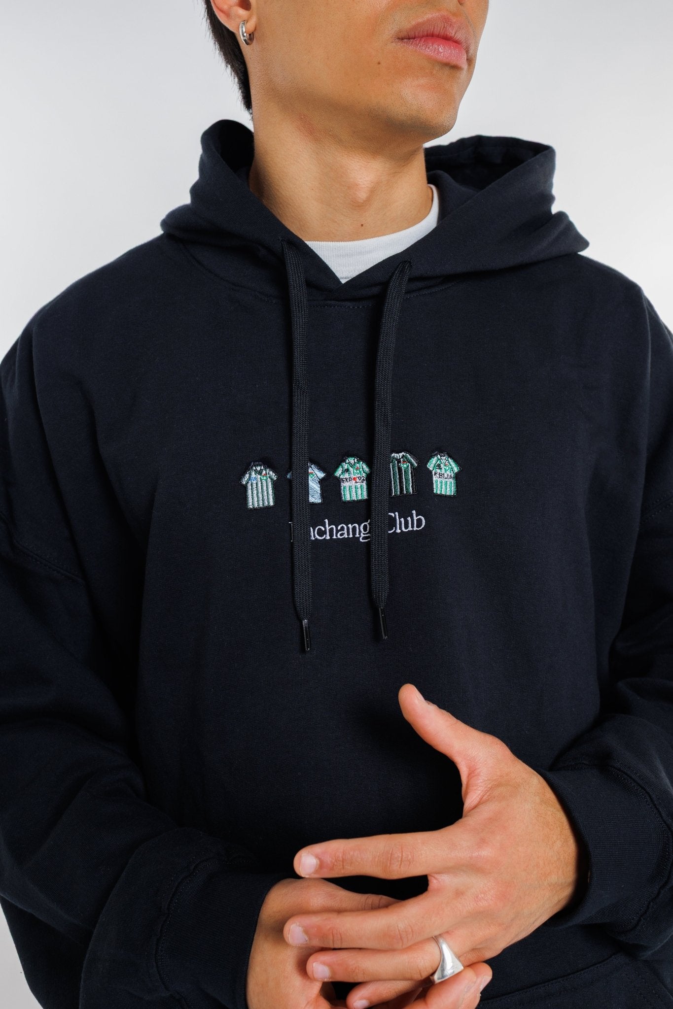 Sudadera Equipaciones Históricas Béticos - Negro - Pachanga Club