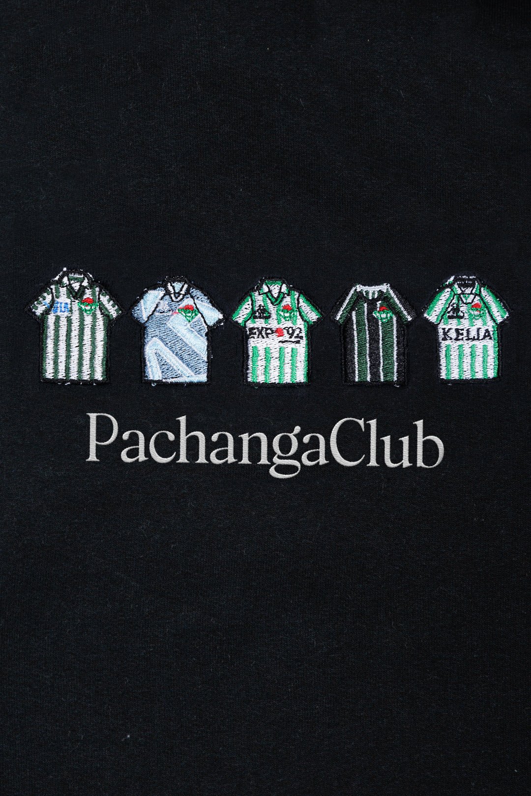 Sudadera Equipaciones Históricas Béticos - Negro - Pachanga Club