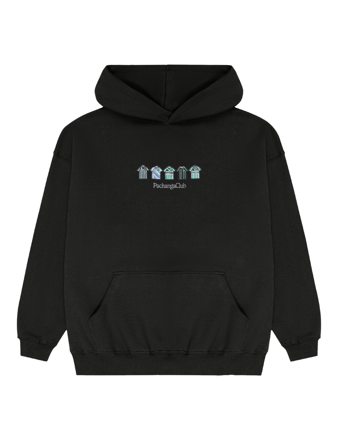 Sudadera Equipaciones Históricas Béticos - Negro - Pachanga Club