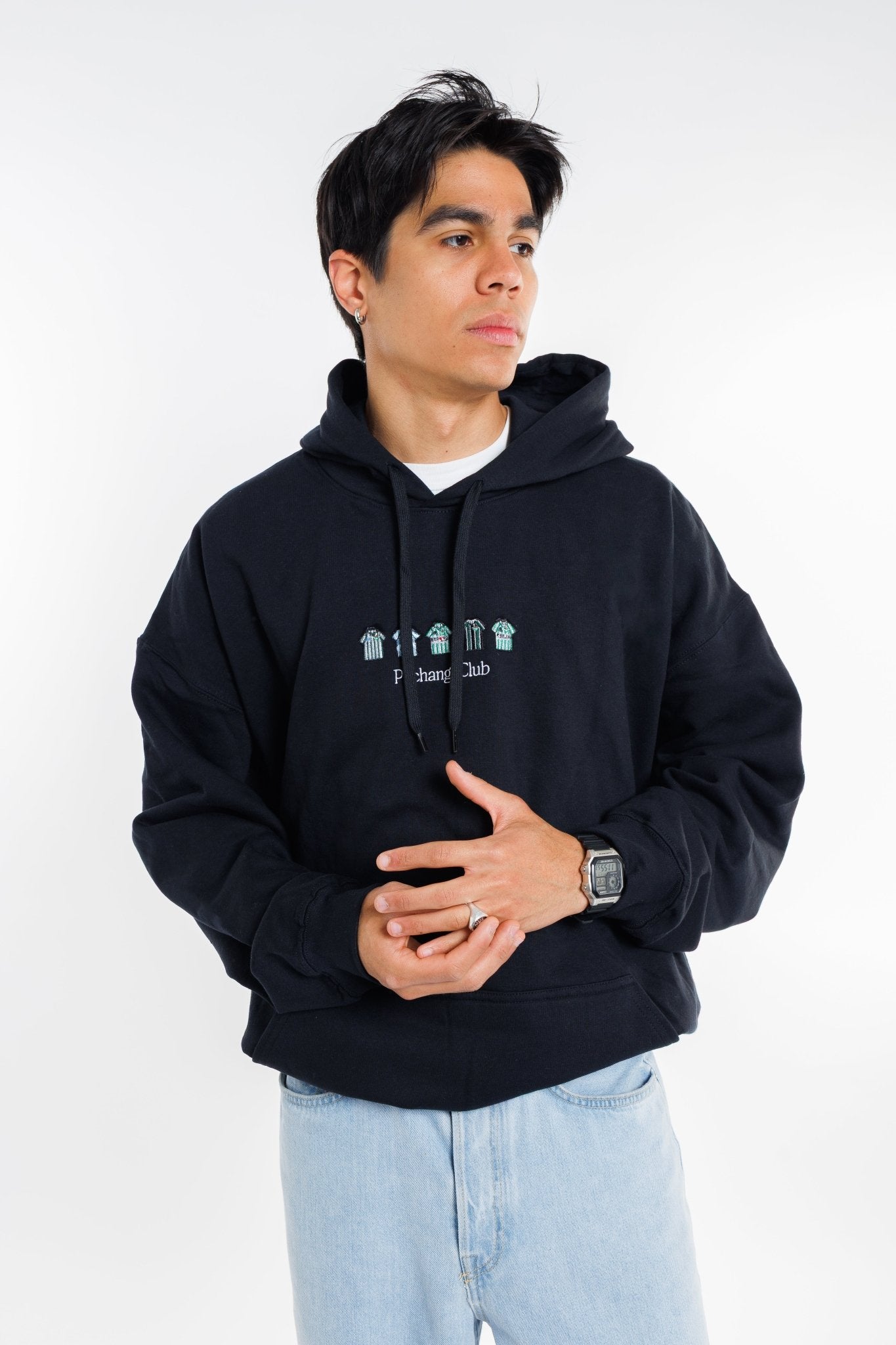 Sudadera Equipaciones Históricas Béticos - Negro - Pachanga Club