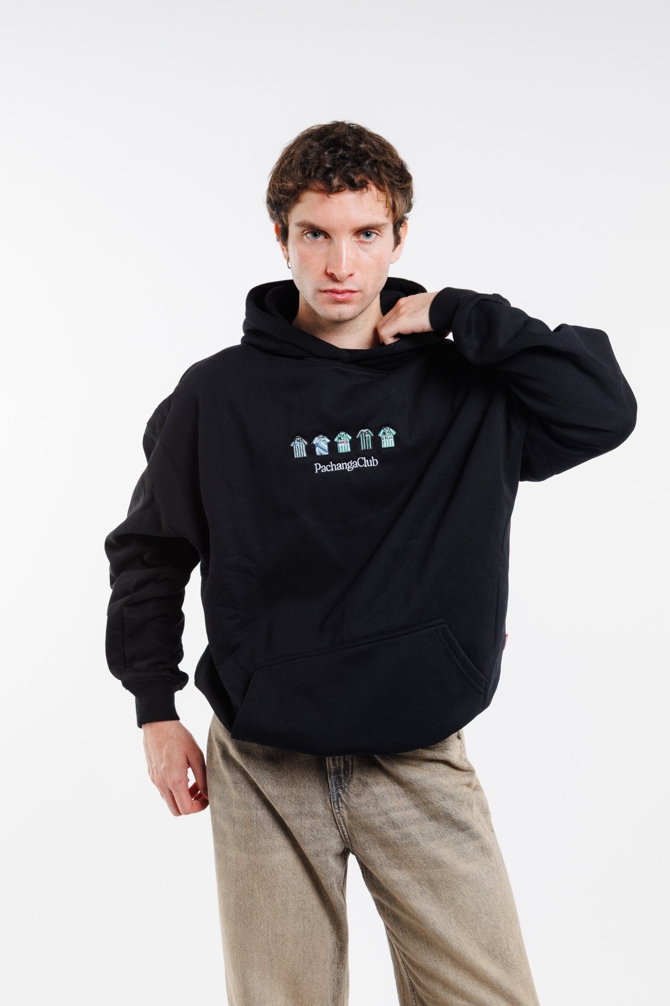 Sudadera Equipaciones Históricas Béticos - Negro - Pachanga Club