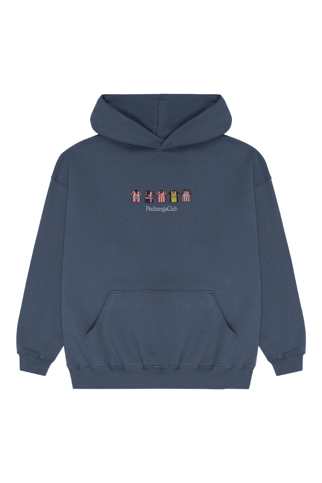Sudadera Equipaciones Históricas Colchoneros - Azul Marino - Pachanga Club