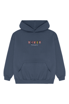 Sudadera Equipaciones Históricas Colchoneros - Azul Marino - Pachanga Club