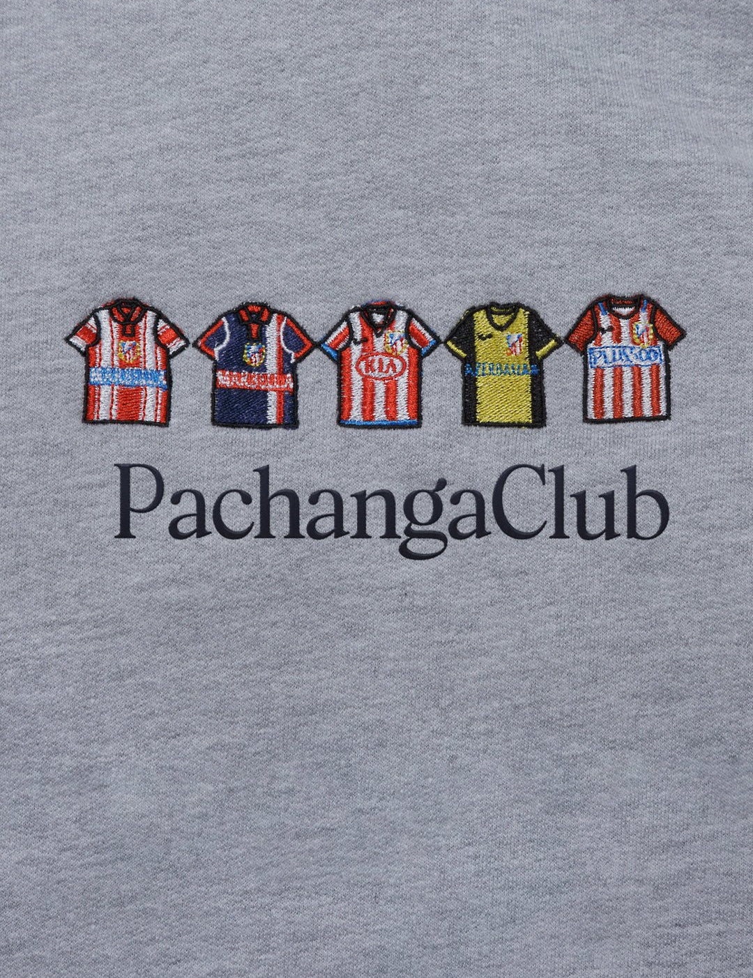 Sudadera Equipaciones Históricas Colchoneros - Gris - Pachanga Club